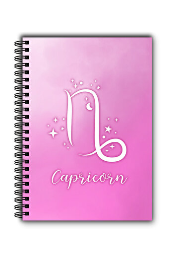 MG Office Vellum Notebook A5 80 Pages with Spiral – Zodiac Capricorn – Reflective Cover