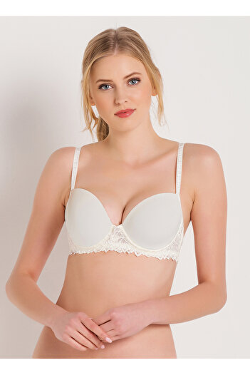 Magic Form Ecru Supported Bra 4352