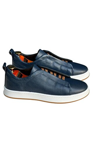 Greyybull Shoes синьо-чорні шкіряні кросівки Greyybull