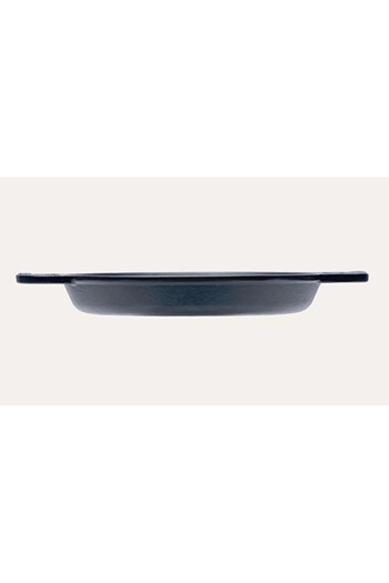 Sürel 18 cm Round Flat Sahan Matte Black