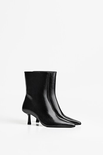 DUXAL SHOES Kısa sivri topuklu bot