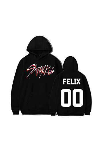 MAGORS Felix Straykids Printed Hooded 3-Ply Quality Oversize Sweatshirt