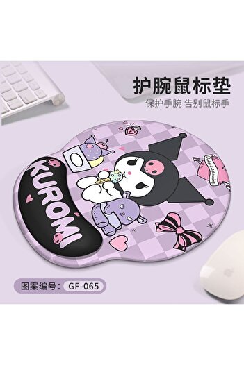Choice <8cm Mouse Pad New Sanrio Kuromi Wrist Mouse Pad Anime Cute Thickening Non Slip Mousepad Computer Ke
