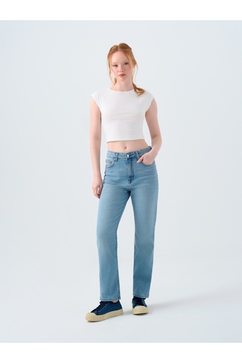 Loft Comfort Straight Comfort Fit Kadın Pantolon