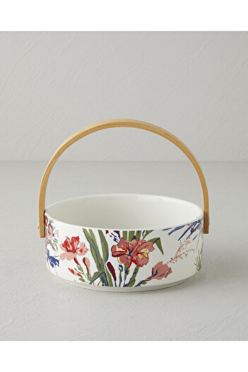 English Home Garden Serenity Stoneware Sunumluk 17X7 cm Black - White
