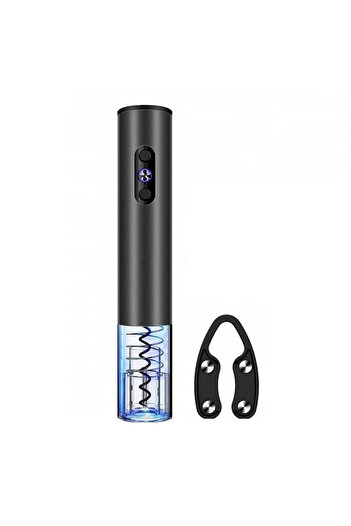 TEHNOSHOP One-Touch electric wine corkscrew, automatic, battery-powered
