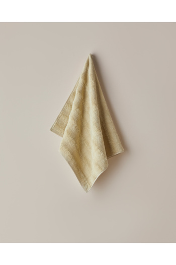 English Home Bubble Cotton Face Towel 50X80 cm Light Green
