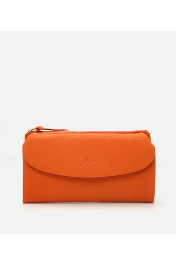 Hotiç Women's Leather Orange Wallet