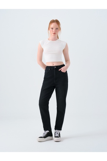 Loft Mom Slim Fit Kadın Pantolon