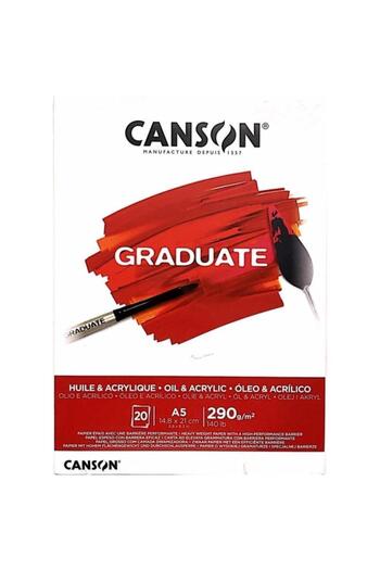 Canson Διπλωμένος A5 290 GR 20 Φύλλα Μπλοκ 400110379