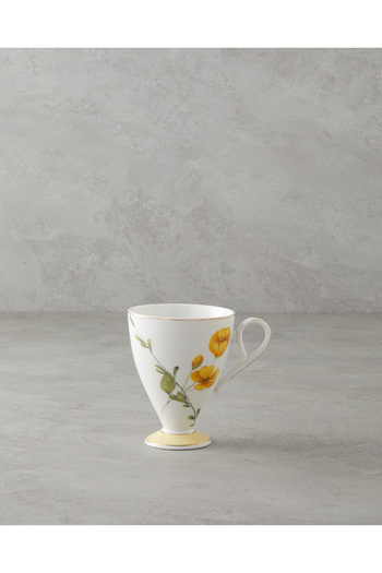 English Home Valentina New Coat Mug - 300 ml Yellow