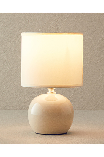 English Home Beige Color Pansy Porcelain Lampshade
