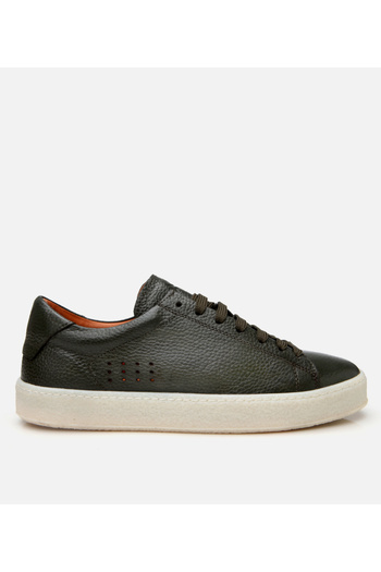 Hotiç Men's Leather Green Casual Shoes
