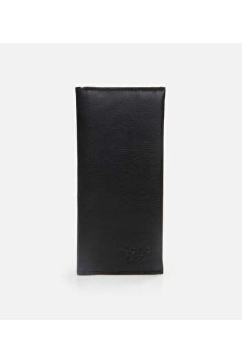 Hotiç Genuine Leather Men's Black Wallet X Danilo Zanna