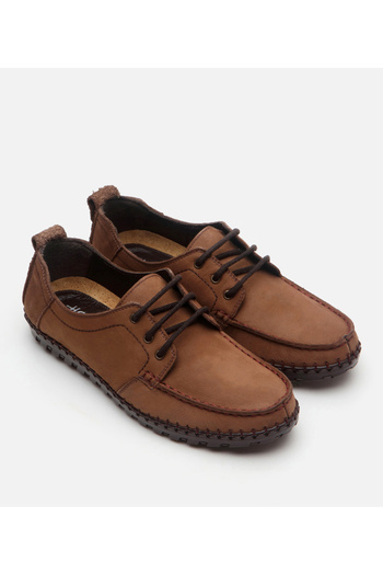 Hotiç Genuine Leather Sand Beige Men's Casual Shoes