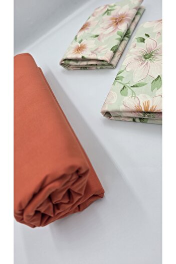 pınarhome collectıon New Season - 100% Organic Cotton, Soft Sand and Elastic Crossbody+Pillow Cover Corner Depth 28-30 cm