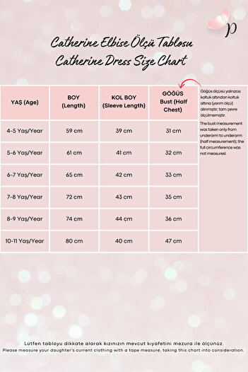 Parla Kids Kız Çocuk Catherine Kırmızı Fiyonklu Fırfırlı Uzun Kol Keten 23 Nisan 29 Ekim Gösteri Elbisesi