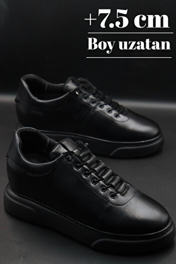DUMMET Gizli Topuklu +7.5 cm Boy Uzatan Özel Kalıp Erkek Sneakers | Gizli Topuk Ayakkabı