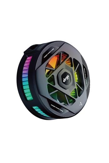Drip Magnetic Phone Cooler for Gaming - Low-Decibel Phone Fan with LED Display & RGB Lighting
