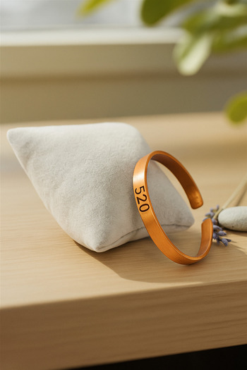 NehirTaş Certified 520 Number Sequential Copper Bracelet (Money - Abundance and Prosperity)