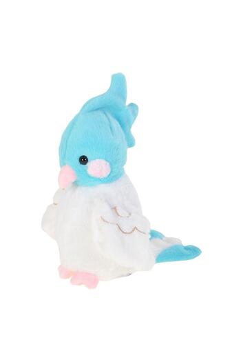 hak-iş oyuncak Müzikli Eğlenceli Dans Eden 25 Cm Peluş Papağan – Sarı Beyaz (Yürüyen, Ses Kayıtlı, Müzikli)