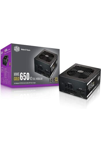 Cooler Master MWE 650 Gold V2 Power Supply - Fully Modular | 80 Plus Gold Certified | 120mm HDB Fan
