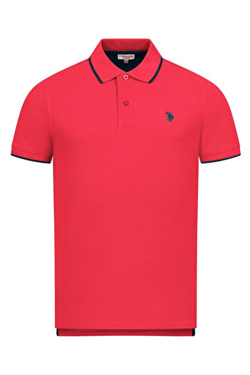 U.S. Polo Assn. Herren Classic Fit kurzarm Poloshirt zweifarbig P002