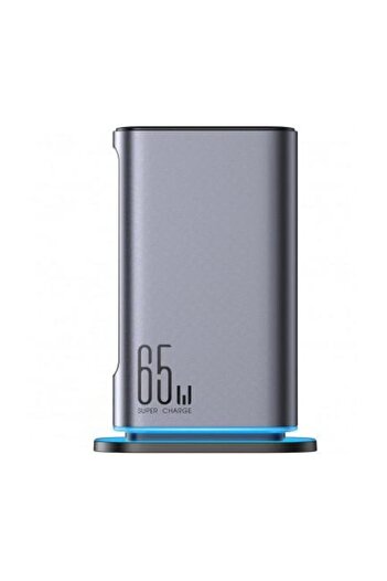Joyroom Incarcator Statie JR-TCM02 65W 3.25A 2 x USB-A - 4 x USB-C Gri