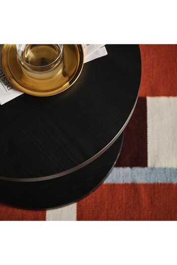 Stockholm 2025 Side table, pine veneer black, 40 cm