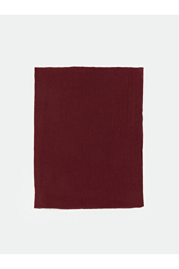 LC Waikiki Burgundy Basic Women's Shawl