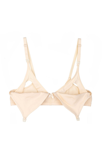 buHillco İ'Mer 2249 Beige Women's Combed Cotton Maternity Bra