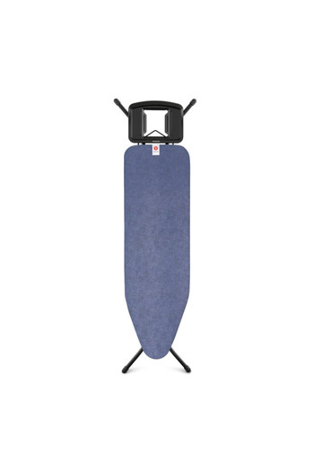 Brabantia Ironing Board B 1008299, 124x38 cm, 7 adjustable positions, Large iron stand, Blue