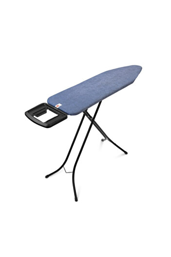 Brabantia Ironing Board B 1008299, 124x38 cm, 7 adjustable positions, Large iron stand, Blue