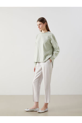 LC Waikiki Carrot Cut Women's Trousers with Elastic Waist