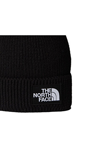 THE NORTH FACE Tnf Logo Box Cuffed Beanie Hat Nf0A8Chejk31 Black