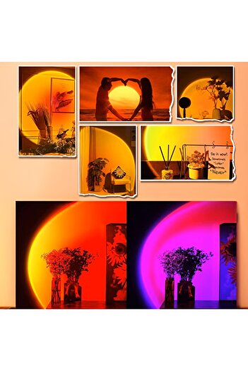 Other LED Sunset Projector Lamp, 16 Colors Night Light, Birthday Gift