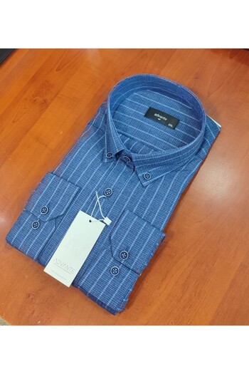 ADVANTE DAYBOGLU 100% COTTON LONG SLEEVE POCKET CLASSIC MEN'S SHIRT