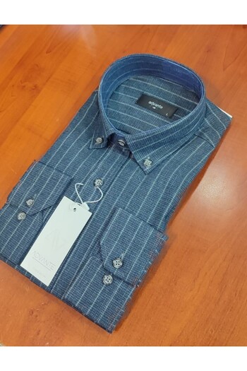 ADVANTE DAYBOGLU 100% COTTON LONG SLEEVE POCKET CLASSIC MEN'S SHIRT