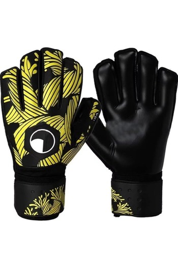 HALAMODO Comfortable Goalkeeper Gloves, Breathable Keeper Gloves, Non-slip Latex, Ventilation