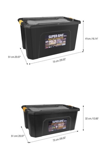 Tekreyonda Large Size Garden Storage Box Tool Bag 100 Lt New Durable