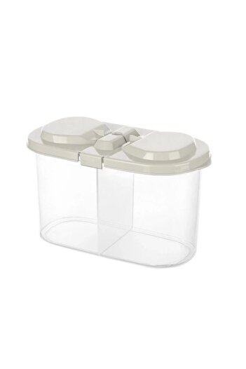 ÇERÇİCİ 2 Compartment Storage and Supply Container 1200 Ml