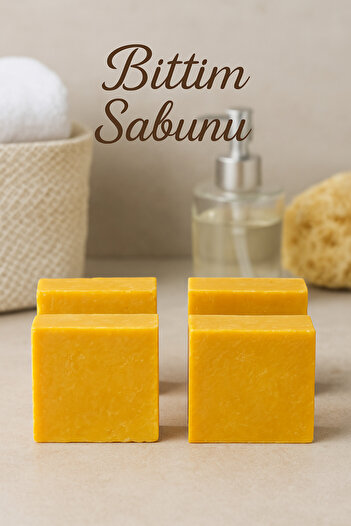 Newleaf 4 Pieces Bıttım Soap – Natural Handmade Soap for Dandruff 110g
