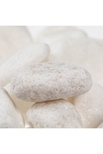 SHOPIENS Saculet Shopiens® 1 kg pietre decorative albe 2-4 cm