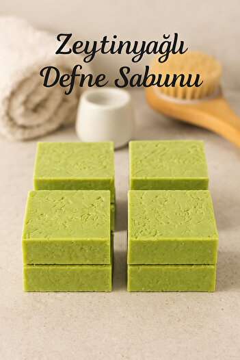Newleaf 4 Pieces of Olive Oil Laurel Soap – Natural Soap Suitable for Skin Nourishing & Hair Care 110g