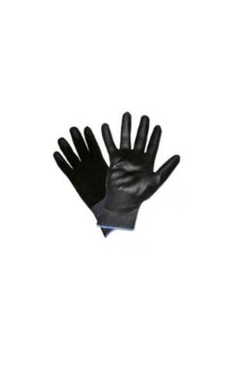 Garage Meister Work gloves 51642N, with reinforced polyurethane palm, black color, apple