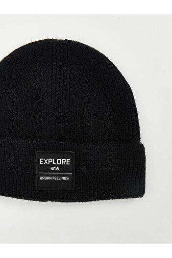 LC Waikiki Label Embroidered Men's Beret (W5)