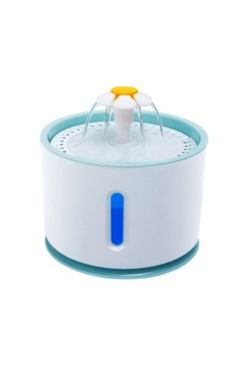 KESNUP Water fountain for cats and dogs, White / Blue