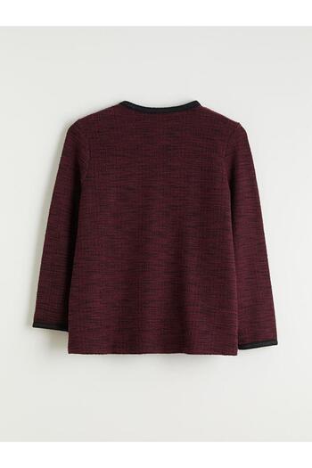 LC Waikiki Γυναικεία ζακέτα με υφή με λαιμόκοψη (W5)