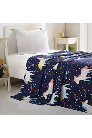 Eponj Home Duvet cover 143EPJ5958, 100 percent cotton, 160x323 cm, Unicorns, Navy blue