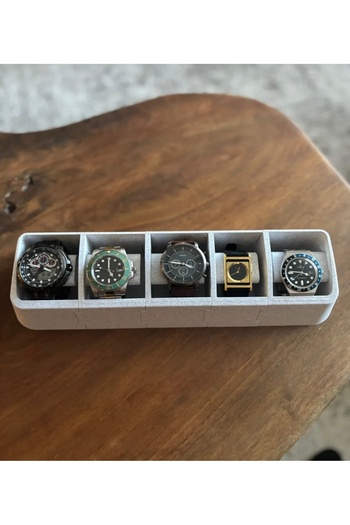 newoodesign Modular and Expandable 3D Printing Watch Stand - 4 Units -Watch Organizer